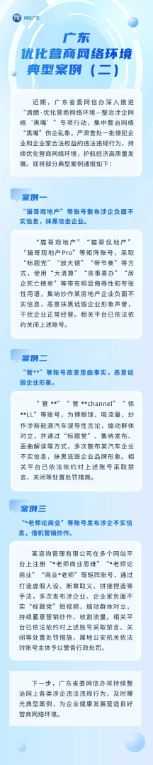 廣東優化營商網絡環境典型案例 - 圖片1