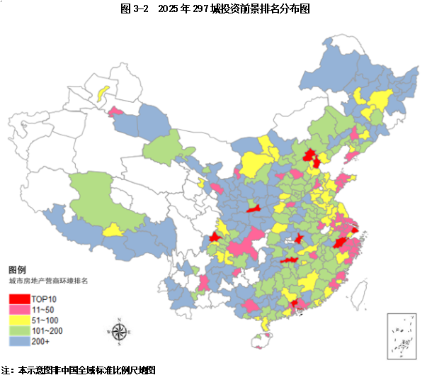 克而瑞发布2025中国房地产投资前景排行榜:上海、北京稳居前二 一线城市率先释放更多筑底信号 - 图片3