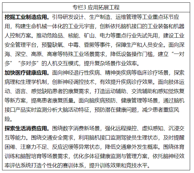工信部等七部门印发《关于推动脑机接口产业创新发展的实施意见》 - 图片3