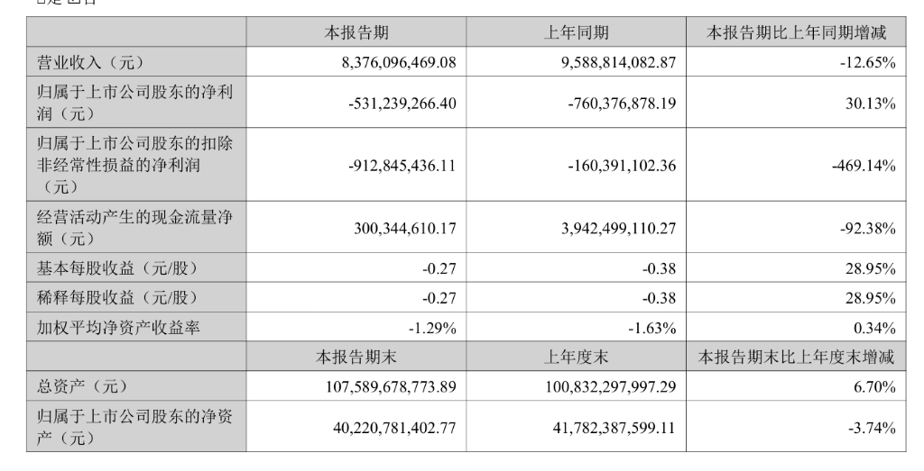 赣锋锂业上半年营收同比下降12.65%，净利润亏损收窄，锂电池营收增9.89% | 财报见闻 - 图片1