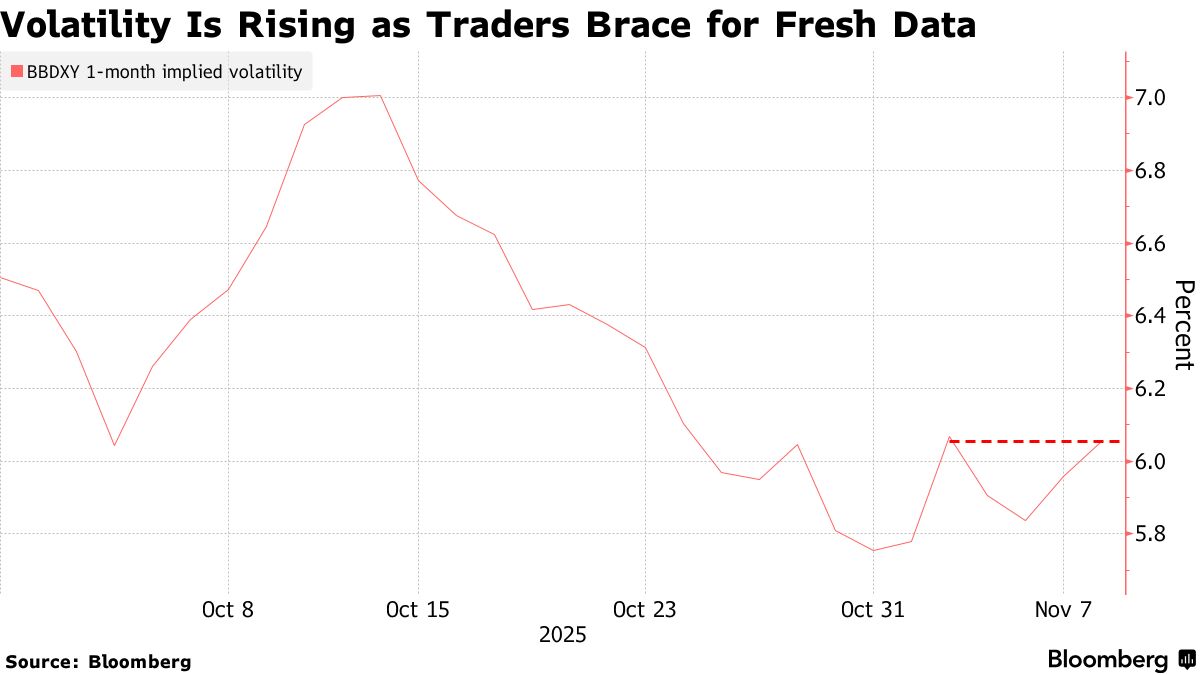 美国政府停摆尾声埋隐患:数据“堰塞湖”或引爆汇市 交易员紧急对冲美元波动风险 - 图片1