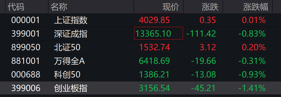 AH股午盘收跌，沪指微跌0.16%，创业板跌超1%，算力硬件产业链领跌，科指跌超2%，创新药逆势上涨 - 图片2