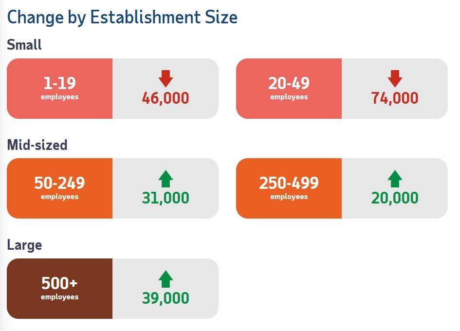 意外下滑！美国11月ADP就业人数减少3.2万人，创2023年3月以来最大降幅，小企业失业人数激增 - 图片3