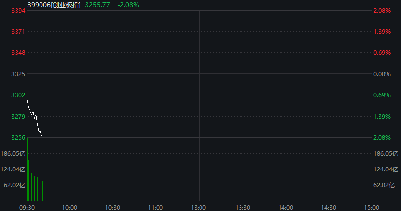 创业板指数下跌超过2%。新易盛、中际旭创下跌超过9% - 图片1