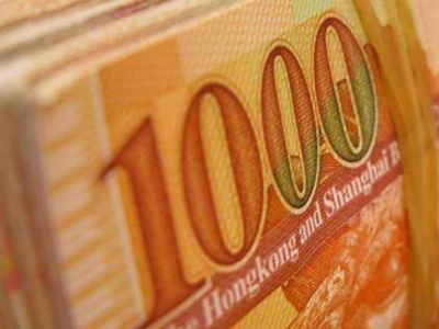 港元拆息个别发展 一个月拆息由升转跌报2.58815%
