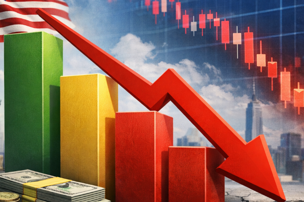 美国四季度实际GDP年化季环比初值 1.4%，预期 2.8%，前值 4.4%