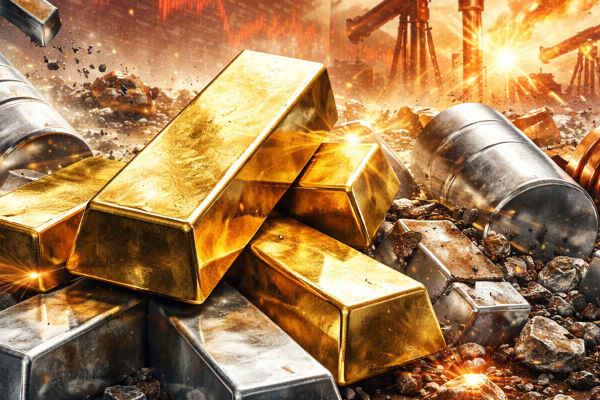 金属全线下跌！黄金跌超4%一度跌破4600，白银重挫12%，伦铝创2018年最大跌幅！