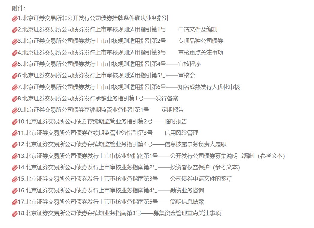 北交所发布《北京证券交易所非公开发行公司债券挂牌条件确认业务指引》等18件规则 - 图片1