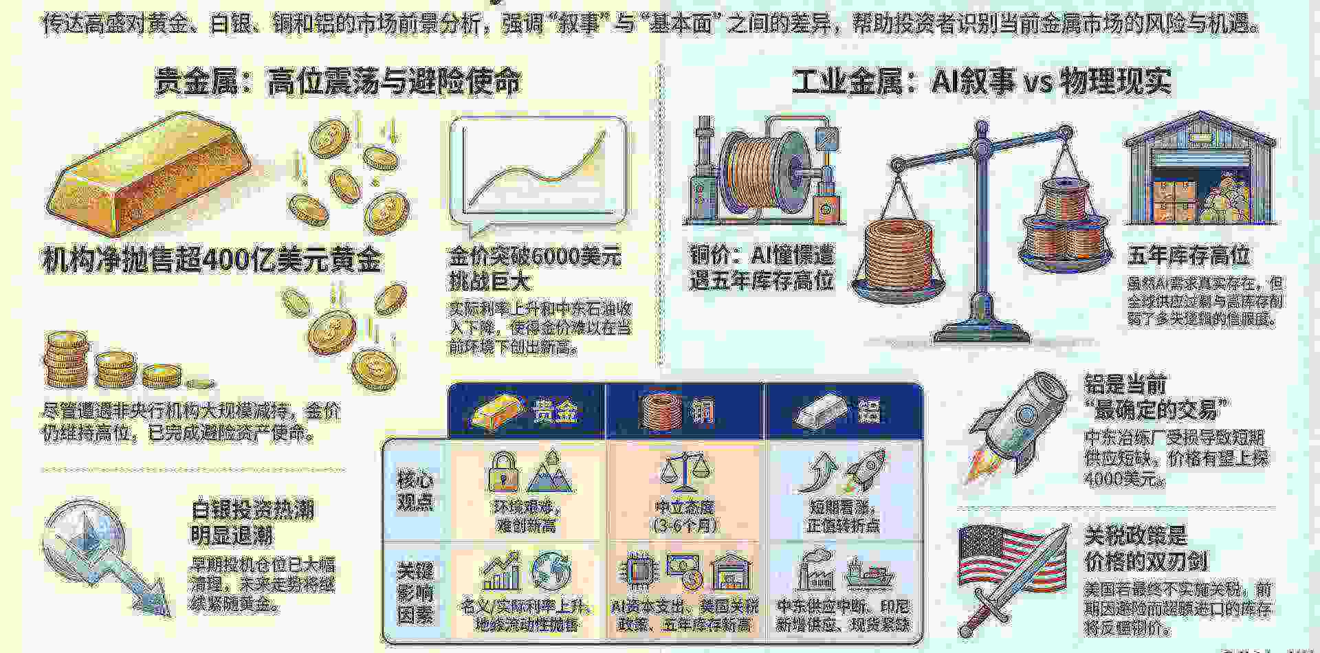 高盛金属主管谈“金银铜铝”:金银承压,铜有风险,铝最确定 - 图片1